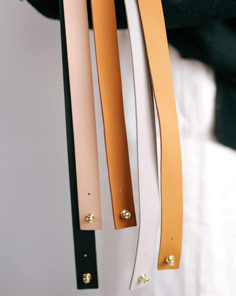Gigi Pip Accessories Removable Leather Band - Pin in Nude