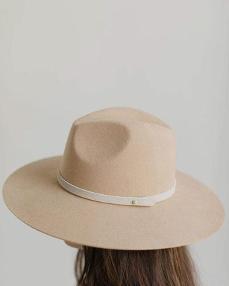 Gigi Pip Accessories Thin Removable Leather Band - Pin in Stone