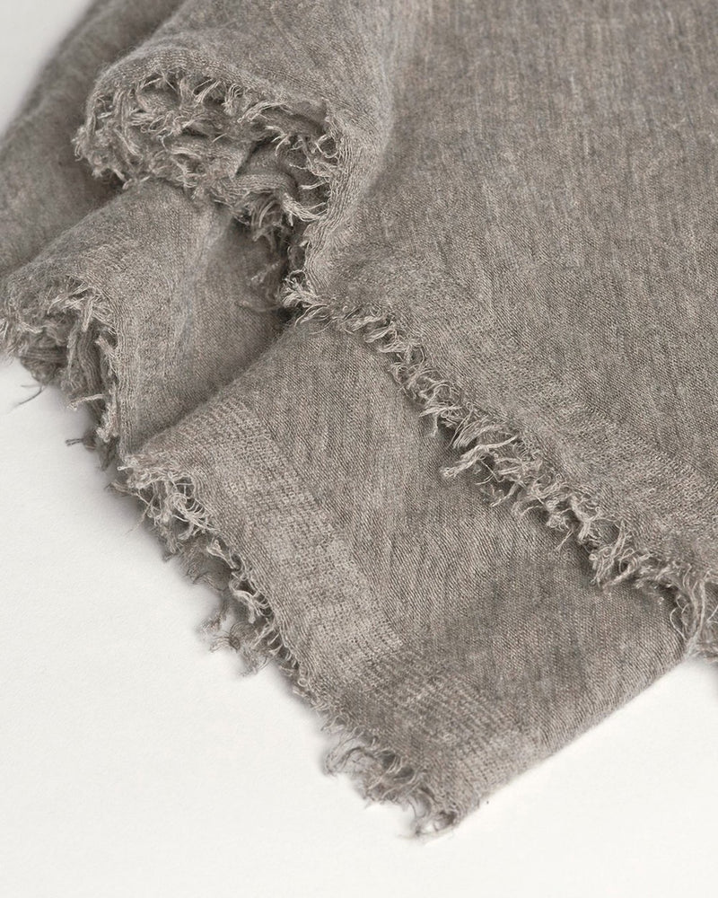 Grisal Accessories Greige Love Cashmere Scarf in Greige