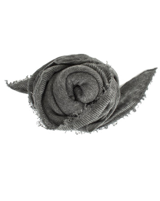 Grisal Love Cashmere Scarf in Heather Grey X Charcoal 