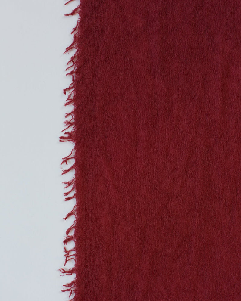 Grisal Accessories Mineral Red Love Cashmere Scarf in Mineral Red