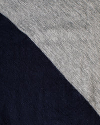 Grisal Love Duo Scarf in Navy & Heather Grey 
