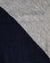 Grisal Accessories Navy & Heather Grey Love Duo Scarf in Navy & Heather Grey