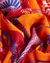 Inoui Editions Accessories Orange Scarf 100 Cerise in Orange