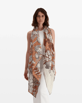 Inoui Editions Accessories Caramel Scarf 100 Reverie in Caramel
