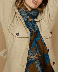 Inoui Editions Accessories Brown Scarf 70 Archimede in Brown