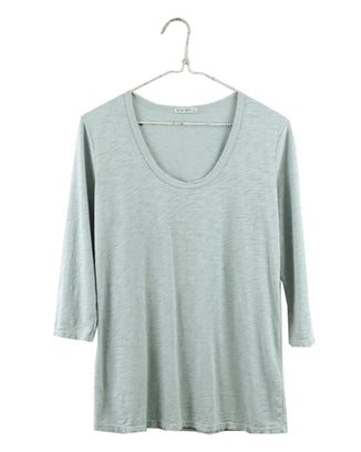 It is well LA Clothing 3/4 Sleeve Tee in Misty Sage
