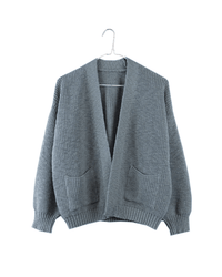 It is well LA Clothing Easy Cardigan in Blue Gray