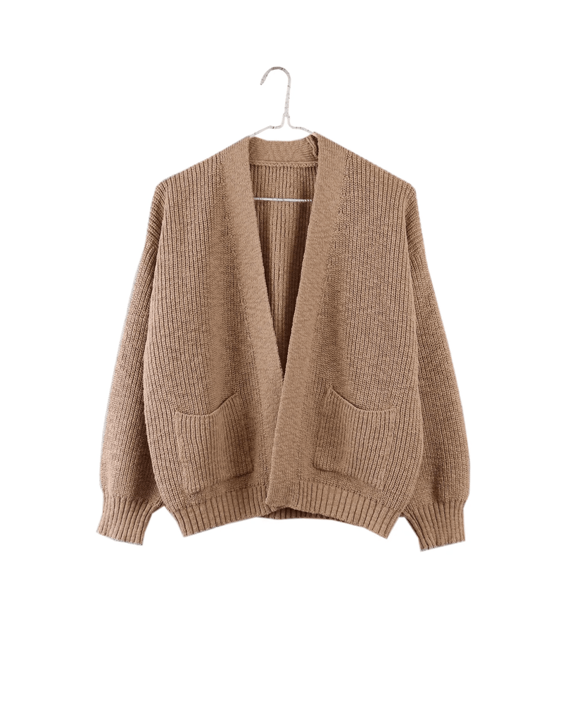 It is well LA Clothing Easy Cardigan in Camel