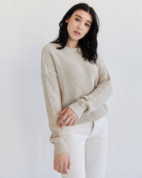 It is well LA Clothing Pull On Sweater in Natural