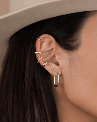JaxKelly Jewelry 14K Gold Vermeil Bold Smooth Ear Cuff