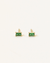 JaxKelly Jewelry Emerald Emerald Baguette Earrings
