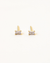 JaxKelly Jewelry Lilac Lilac Baguette Earrings