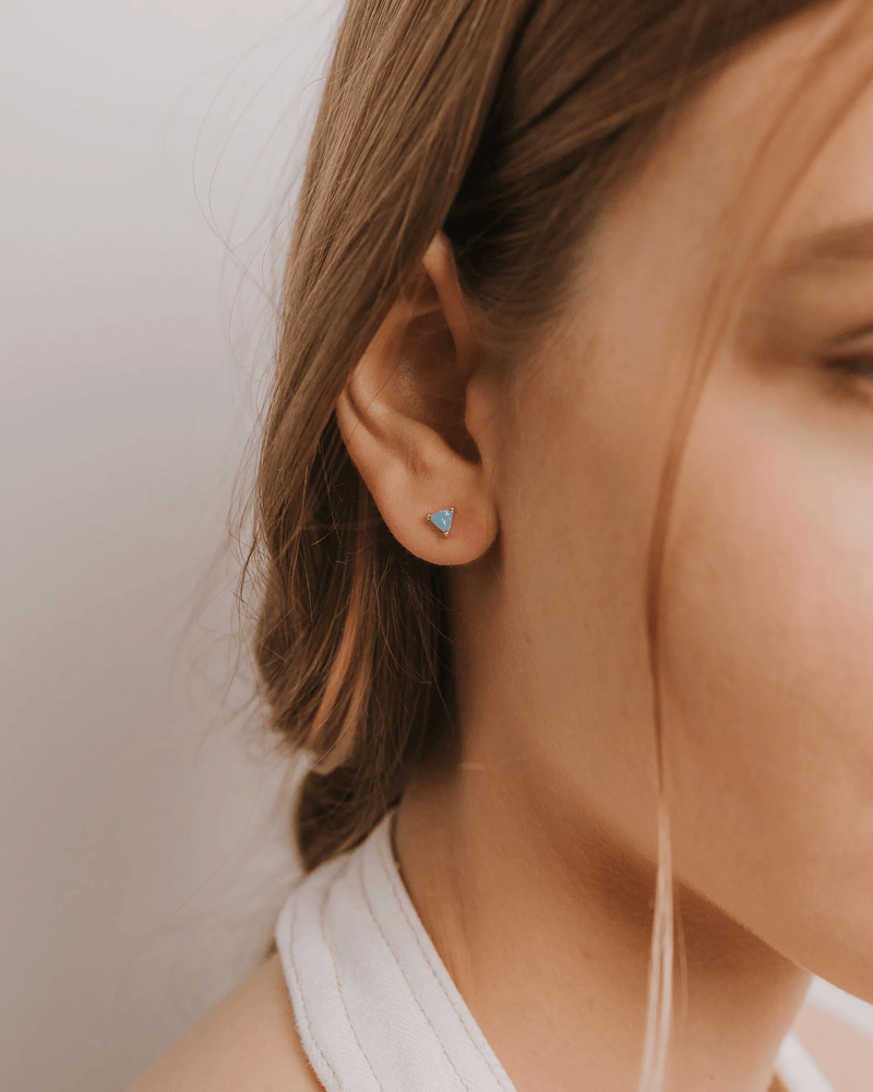 JaxKelly Jewelry Opal Opal Mini Energy Gem Earrings