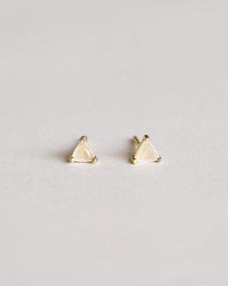 JaxKelly Jewelry Rose Quartz Rose Quartz Mini Energy Gem Earrings