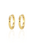 Kris Nations Jewelry 18K Gold Vermeil Classic 12mm Hinged Huggie Hoop Earrings in 18K Gold