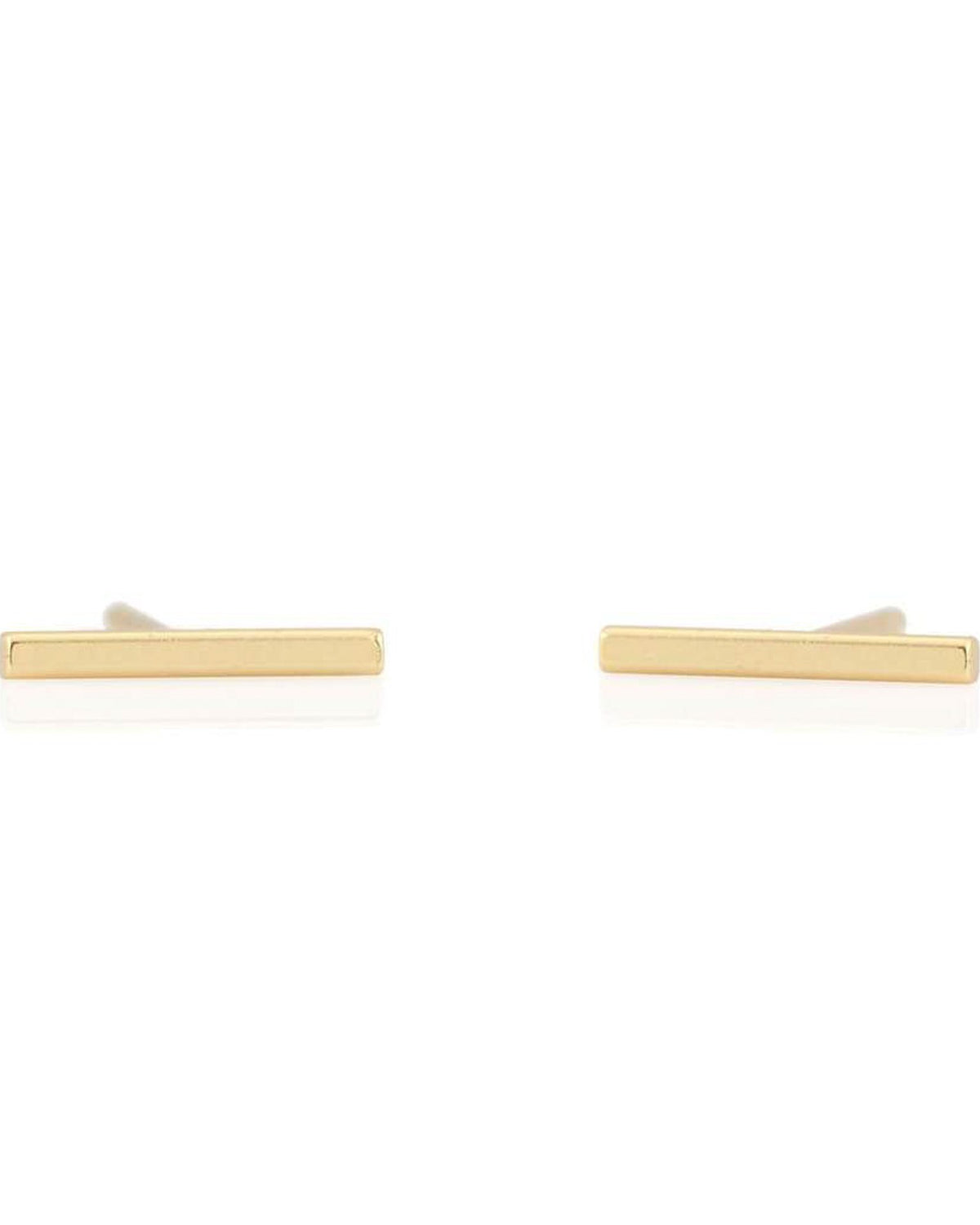 Kris Nations Jewelry O/S / Gold Dash Earrings in Gold