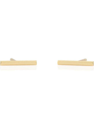 Kris Nations Jewelry O/S / Gold Dash Earrings in Gold