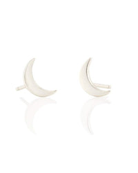 Kris Nations Moon Studs in Silver 