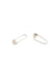Kris Nations Safety Pin Hoops in Silver