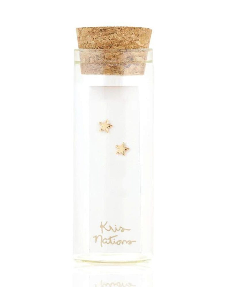 Kris Nations Jewelry Gold/Stars Star Studs in Gold