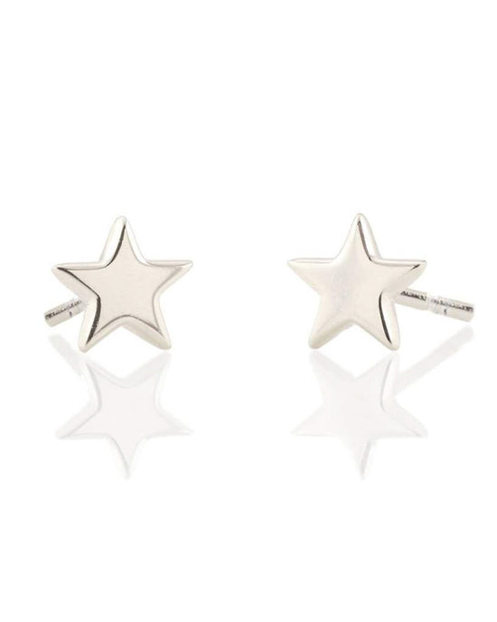 Kris Nations Star Studs in Silver 