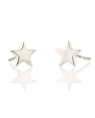 Kris Nations Jewelry Sterling Silver / Silver/Stars Star Studs in Silver