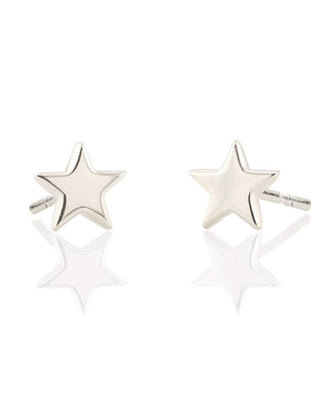 Kris Nations Jewelry Sterling Silver / Silver/Stars Star Studs in Silver