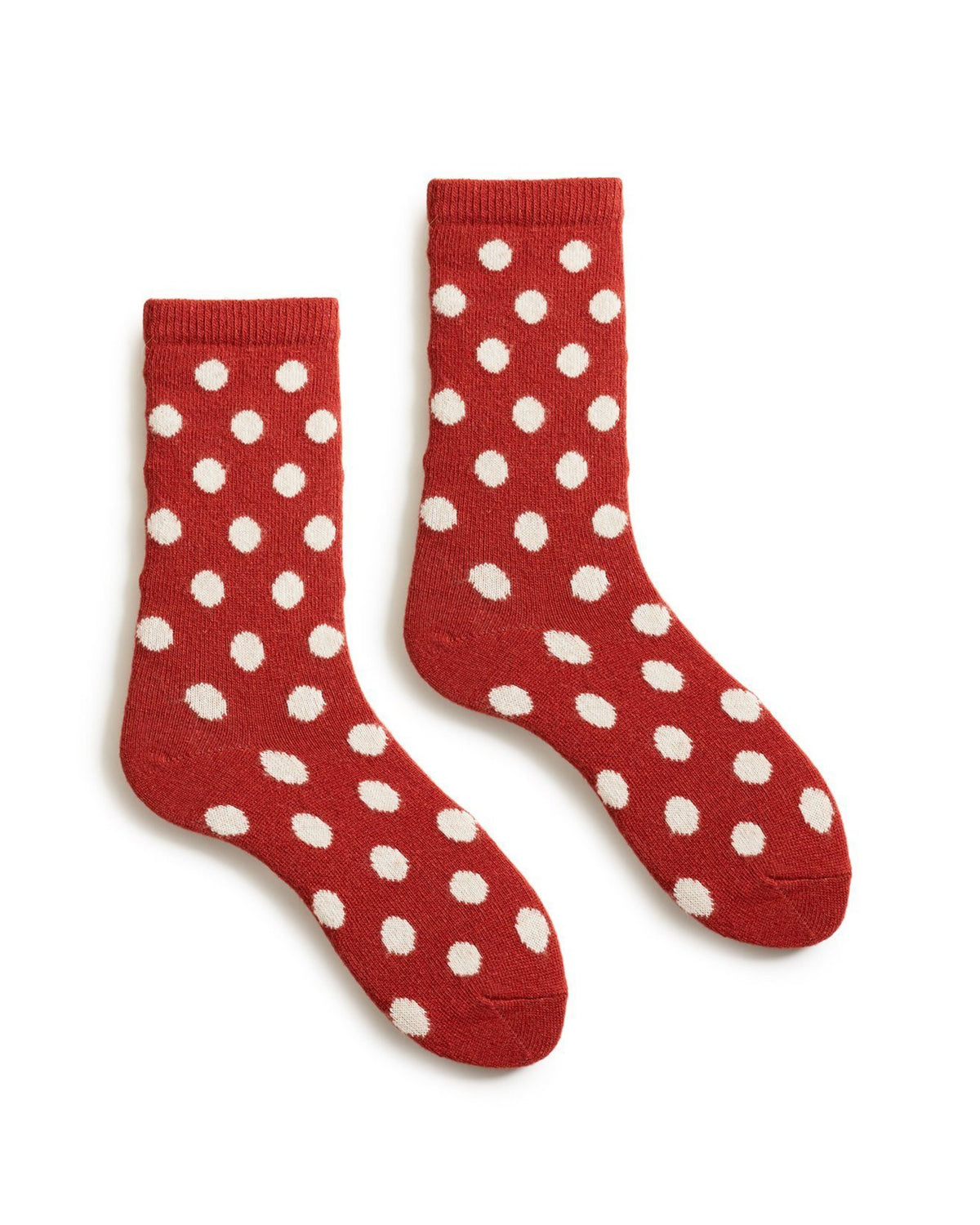 lisa b. Accessories Spice Dot Socks in Spice
