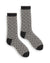 Lisa B. Socks Black / O/S Medallion Crew Socks