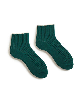 lisa b. Accessories Emerald Tipped Rib Shortie in Emerald