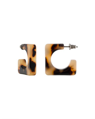 Machete Jewlery Blonde Tortoise / O/S Atlas Hoops