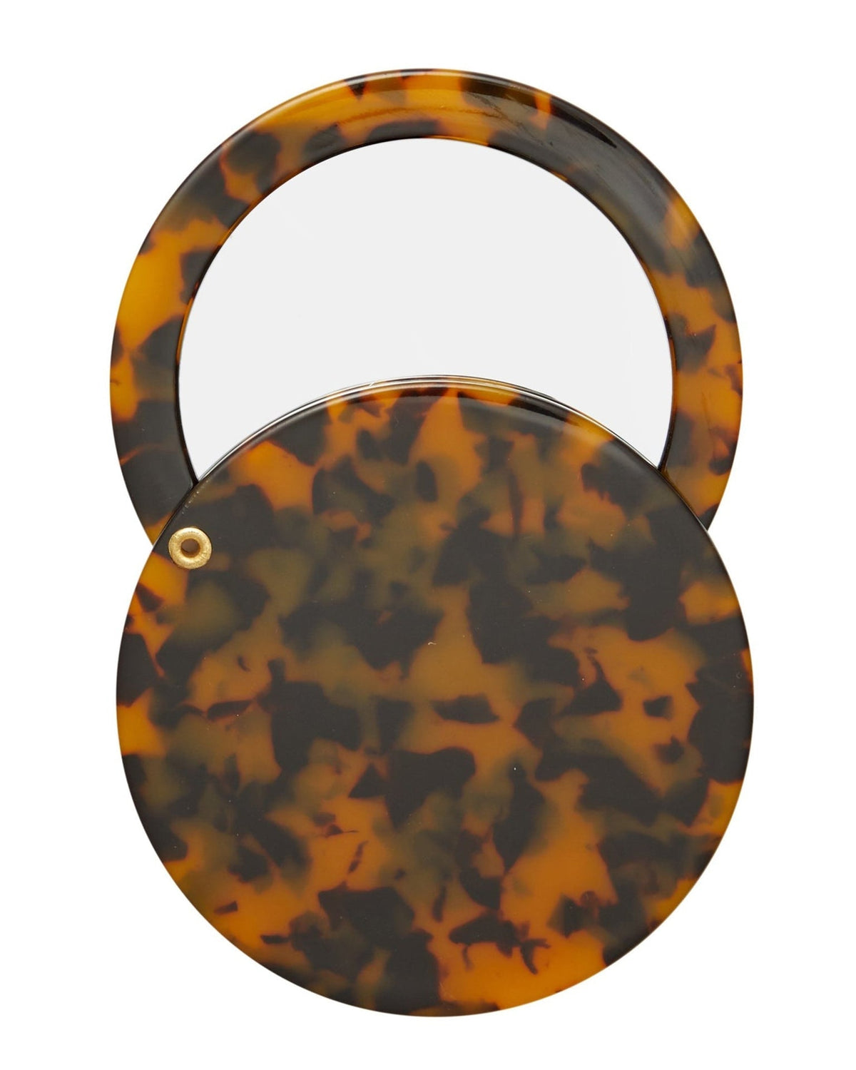 Machete Accessories Classic Tortoise Circle Mirror in Classic Tortoise