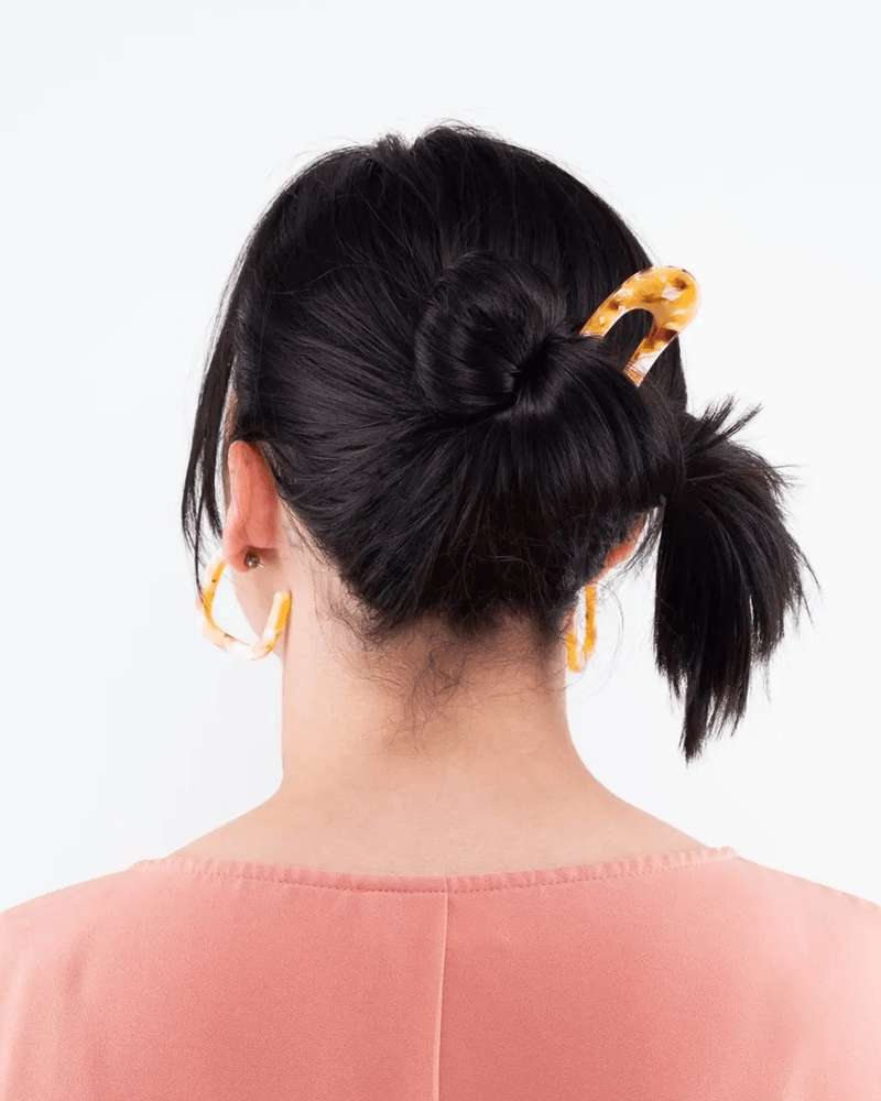 Women U Shaped Hair Pin Fork Stick French Fashion Hairstyle Metal Hair Clips  | eBay
