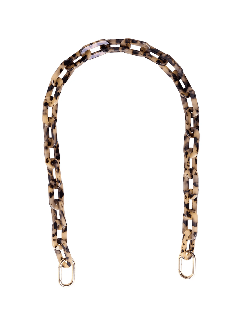 Machete Handbag Chain in Blonde Tortoise - Bliss Boutiques