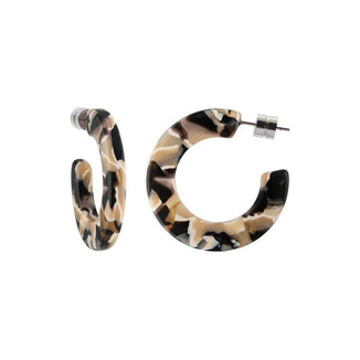 Machete Jewelry Abalone Kate Hoops in Abalone