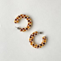 Machete Kate Hoops in Tortoise Checker 