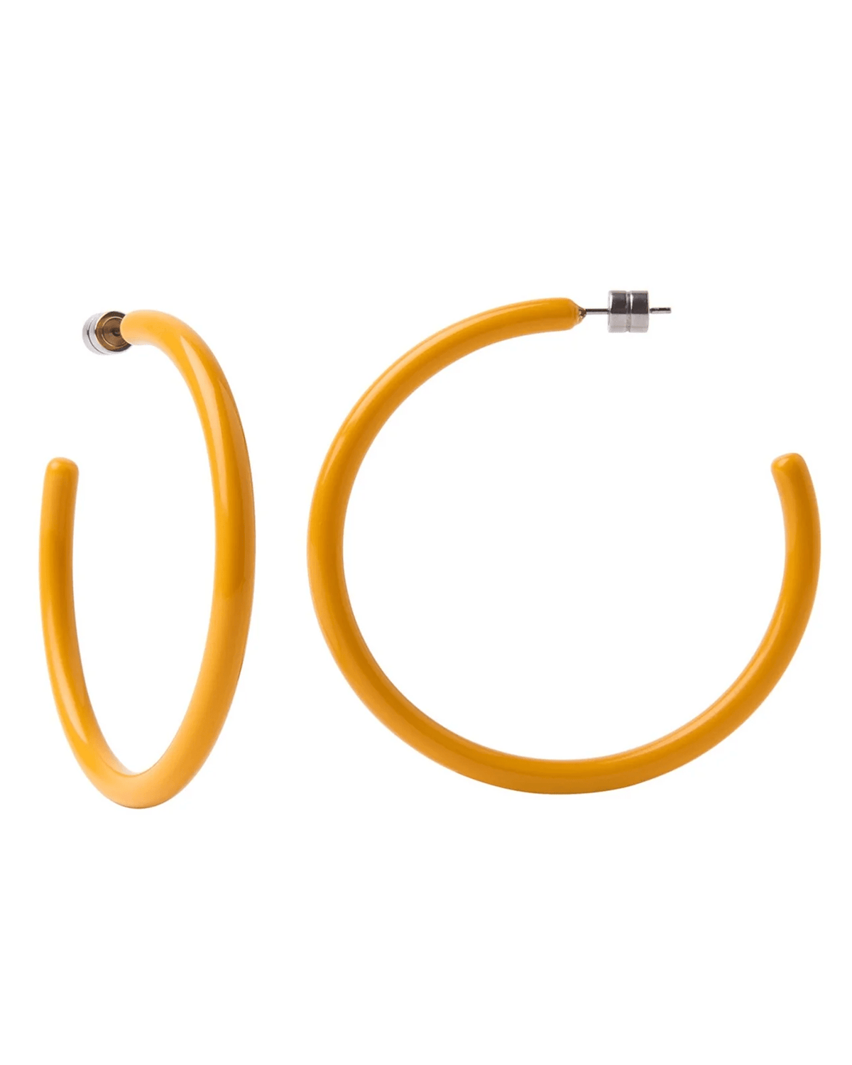 Machete Jewelry Ochre Large Hoops in Ochre