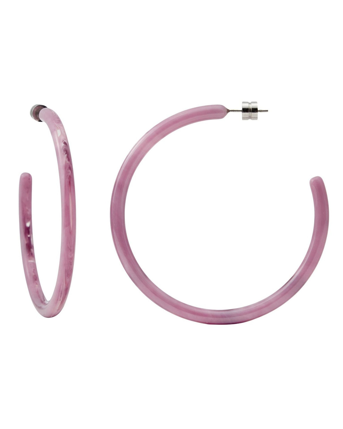 Machete Jewelry Orchid / O/S Large Hoops in Orchid