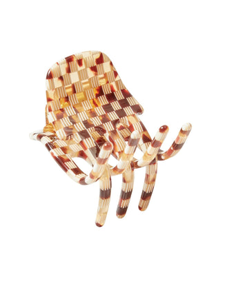 Machete Accessories Tortoise Checker / O/S Mini Claw in Tortoise Checker