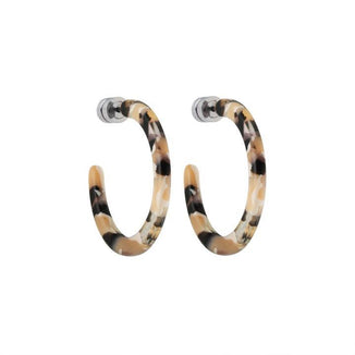 Machete Jewlery Abalone Mini Hoops in Abalone