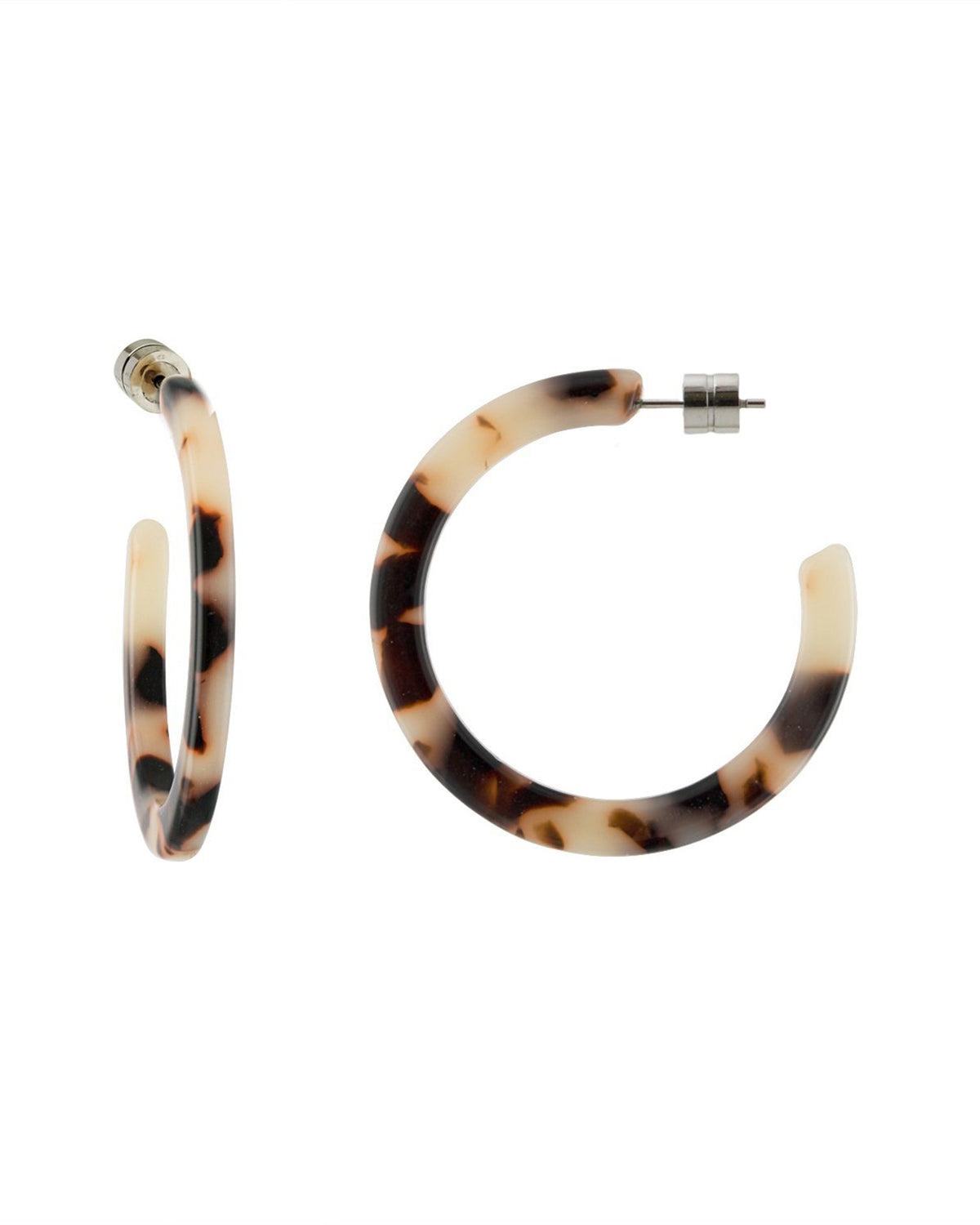 Machete Jewelry Ash Blonde Tortoise / O/S Mini Hoops in Ash Blonde Tortoise