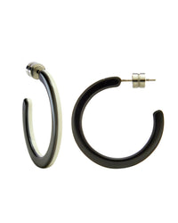 Machete Jewelry Black & White / O/S Mini Hoops in Black & White