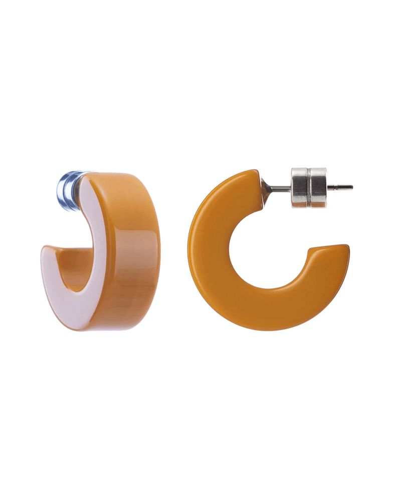 Machete Jewelry Ochre Muse Hoops in Ochre