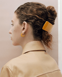 Machete Jewelry Ochre Muse Hoops in Ochre