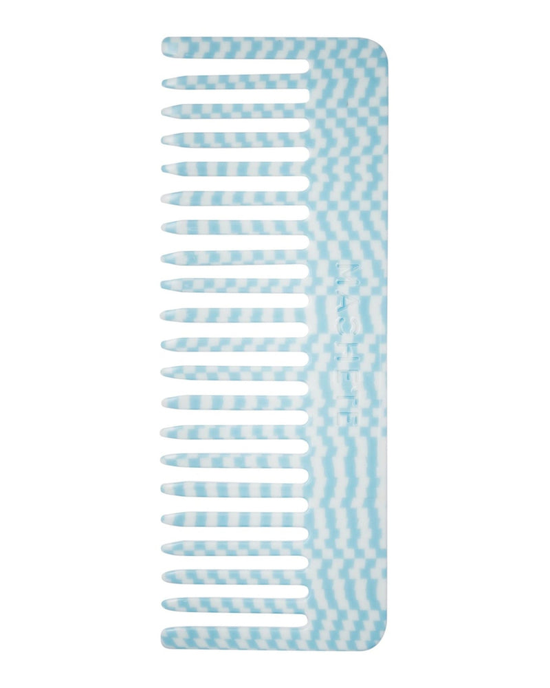 Machete Accessories Blue Checker No 2 Comb in Blue Checker