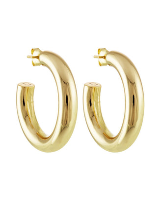 Machete Jewlery Gold / 1" Perfect Hoops