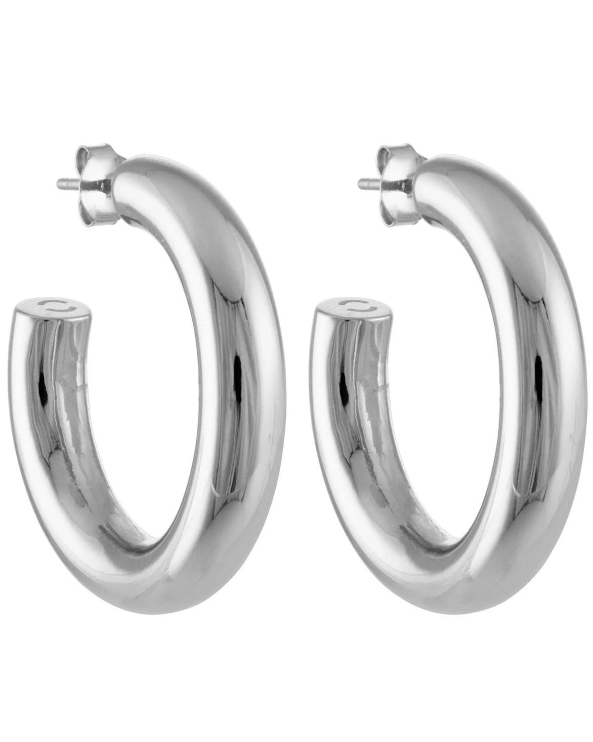Machete Jewlery Silver / 1.5" Perfect Hoops in Silver