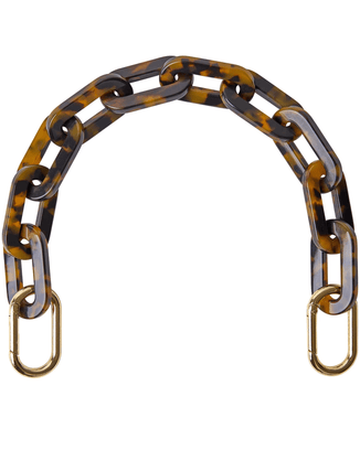 Machete Accessories Classic Tortoise Short Handbag Chain in Classic Tortoise