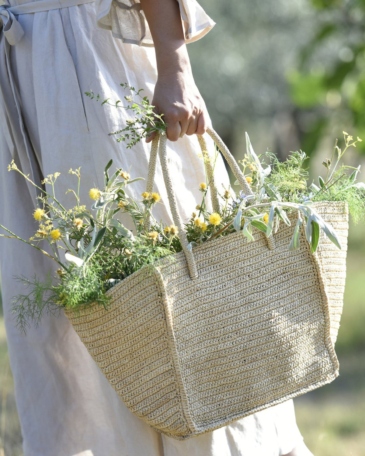Maison N.H Paris Accessories Natural Avril in Natural
